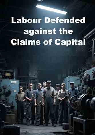 Labour Defended against the Claims of Capital