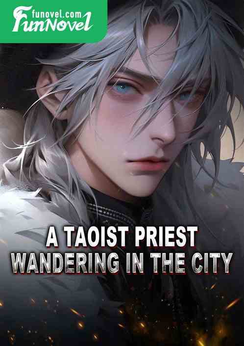 A Taoist priest wandering in the city