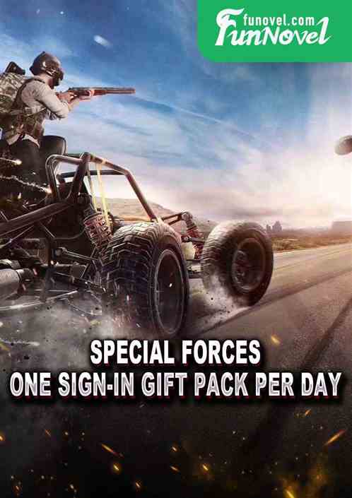 Special Forces: One sign-in gift pack per day