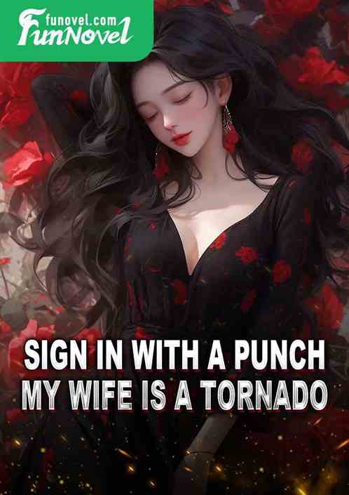 Sign in with a punch, my wife is a tornado