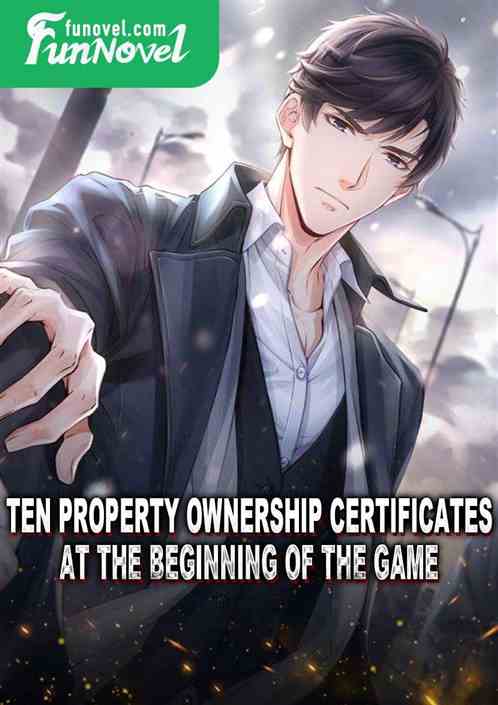 Ten property ownership certificates at the beginning of the game