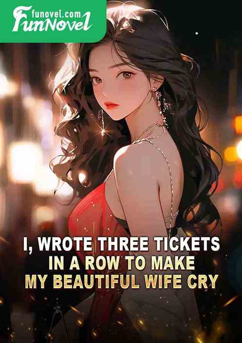 I, wrote three tickets in a row to make my beautiful wife cry