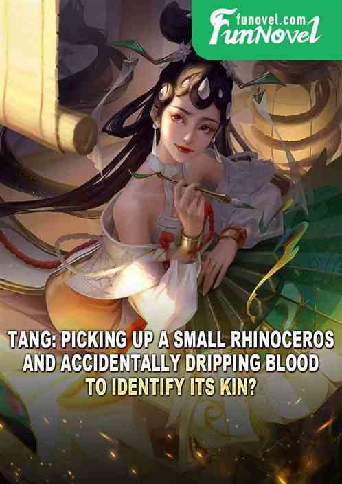 Tang: Picking up a small rhinoceros and accidentally dripping blood to identify its kin?