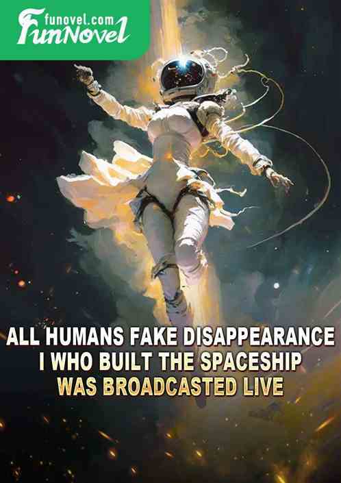 All humans fake disappearance, I who built the spaceship was broadcasted live