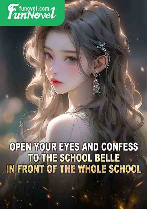 Open your eyes and confess to the school belle in front of the whole school