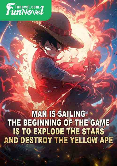 Man is sailing, the beginning of the game is to explode the stars and destroy the yellow ape.