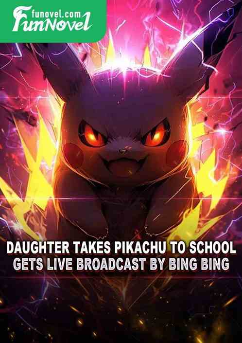 Daughter takes Pikachu to school, gets live broadcast by Bing Bing