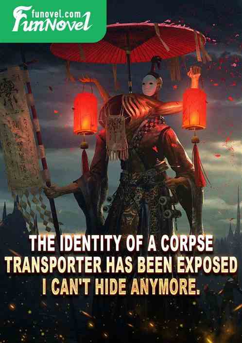 The identity of a corpse transporter has been exposed. I can't hide anymore.