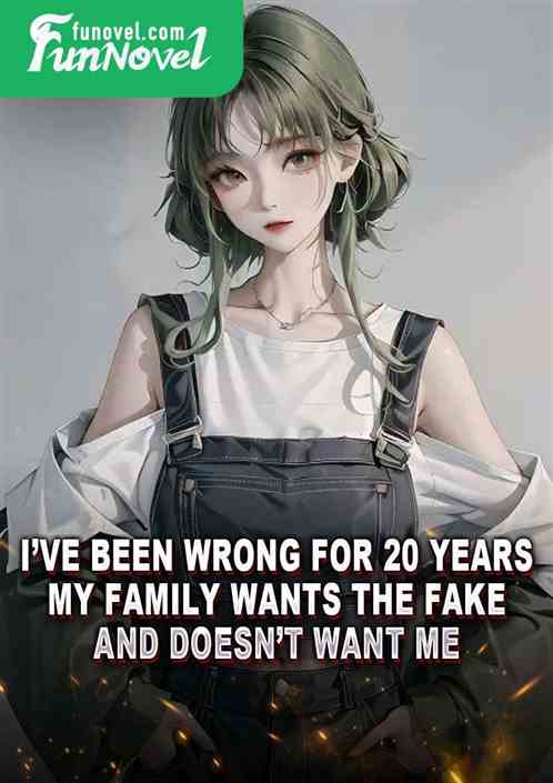 Ive been wrong for 20 years, my family wants the fake and doesnt want me