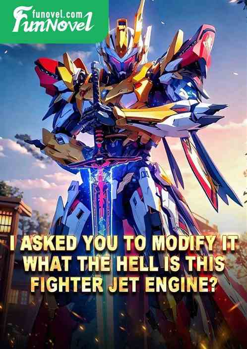 I asked you to modify it. What the hell is this fighter jet engine?