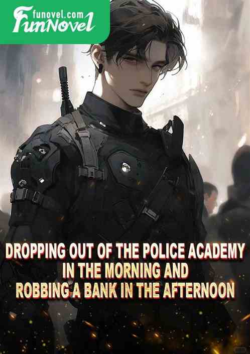 Dropping out of the police academy in the morning and robbing a bank in the afternoon?