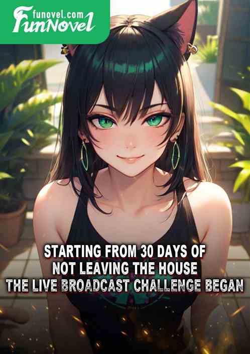 Starting from 30 days of not leaving the house, the live broadcast challenge began!