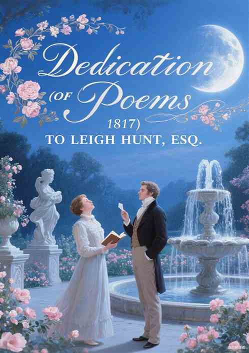 Dedication [of Poems, 1817] to Leigh Hunt, Esq.