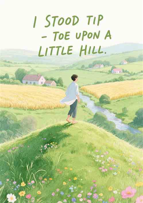 I Stood Tip-Toe upon a Little Hill
