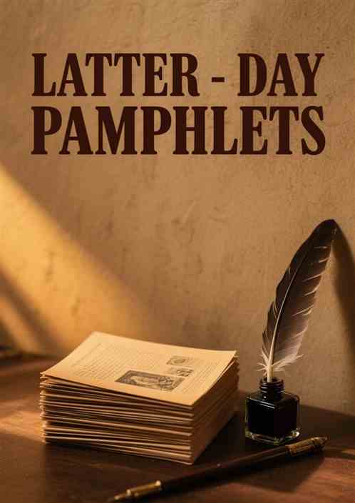 Latter-Day Pamphlets Latter-Day Pamphlets