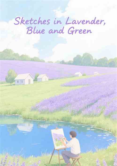 Sketches in Lavender, Blue and Green Sketches in Lavender, Blue and Green